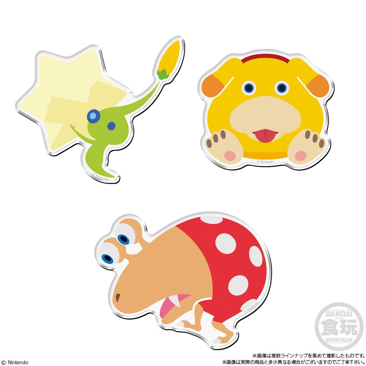 Bandai Candy Pikmin Magnet Collection 14pcs Box