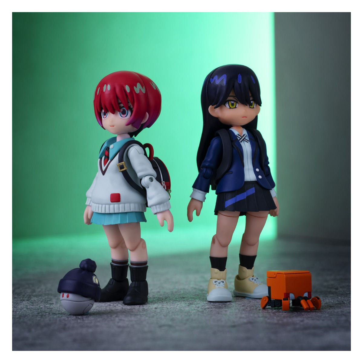 Bandai Candy Linked Travelers: The World Of 'Mobile Suit Gundam GQuuuuuuX' Machu & Nyaan Set