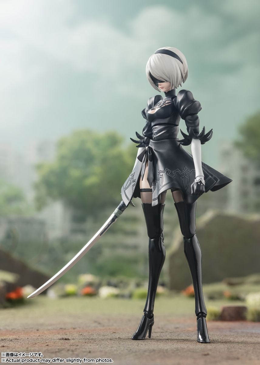 Bandai S.H.Figuarts 2B Figure (NieR:Automata Ver1.1a)