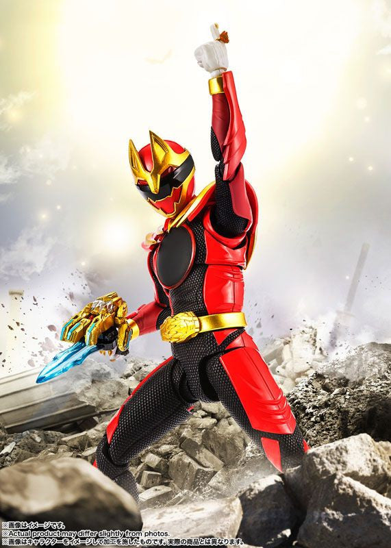 Bandai S.H.Figuarts Goju Wolf (First Edition With Sentai Ring) Number One Sentai Gojujya Figure