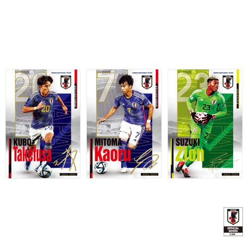 Bandai Candy Japan National Soccer Team Metallic Card Collection 20pcs Box