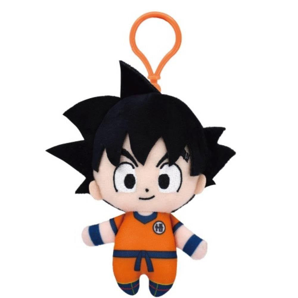 Bandai Chibi Plush Mascot Of Son Goku With Attached Plastic Hook