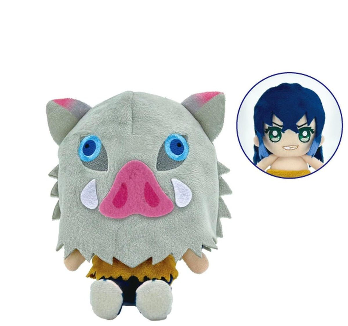 Bandai Demon Slayer Chibi Plush Toy 2 Inosuke Hashibira