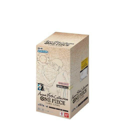 Bandai EB-02 One Piece Card Game Anime 25th Collection SINGLE BOX (24 Packs)