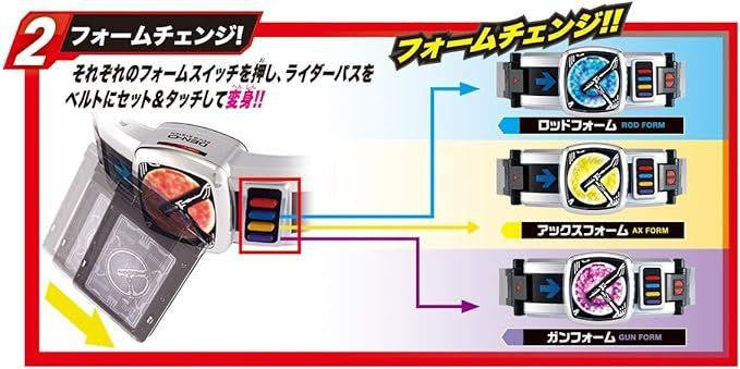 Bandai Kamen Rider Henshin Belt Ver.20th DX Den-O Belt Mixed Color