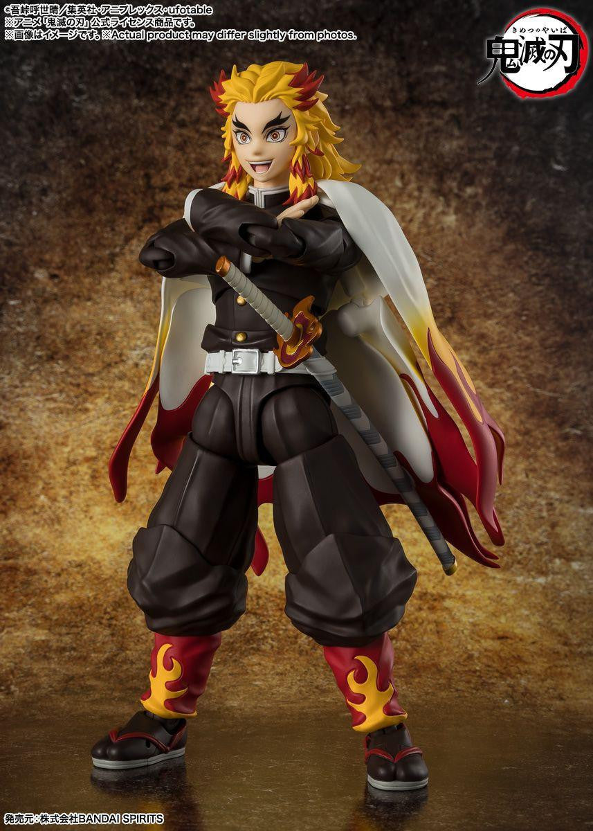 Bandai S.H. Figuarts Kyojuro Rengoku Figure (Demon Slayer: Kimetsu No Yaiba)
