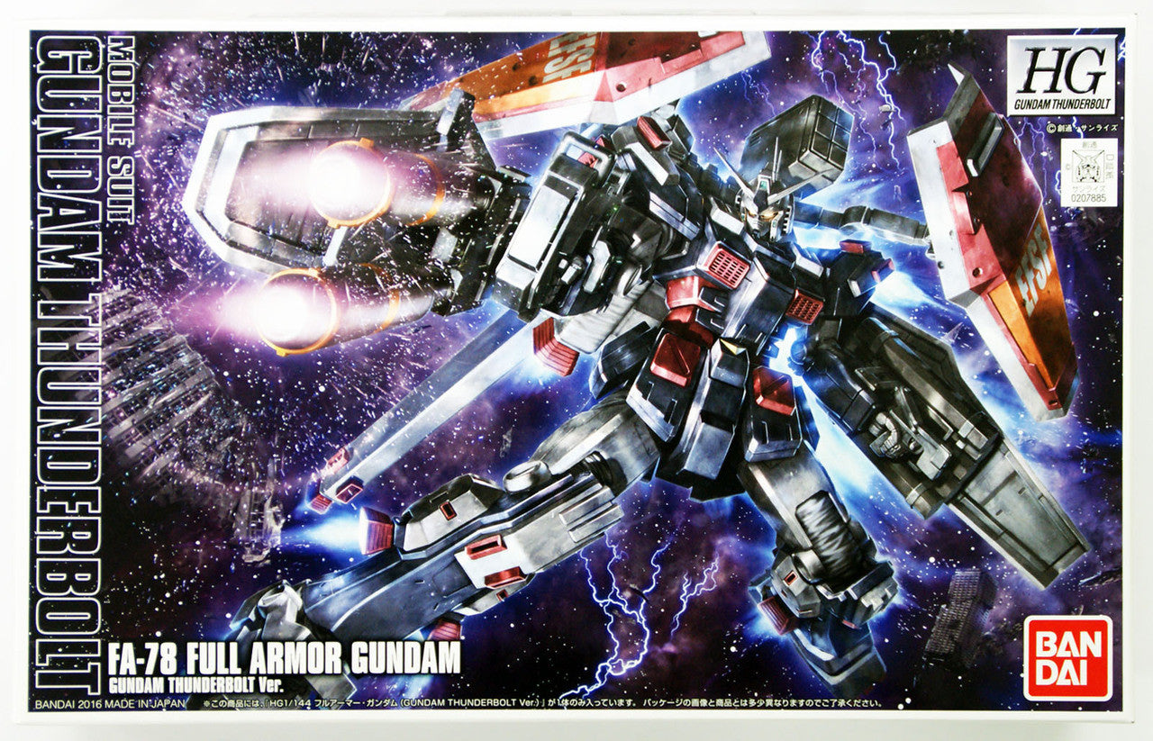  Bandai HG Gundam FA-78 Full Armor Gundam (Thunderbolt Version) 1/144 Scale Kit