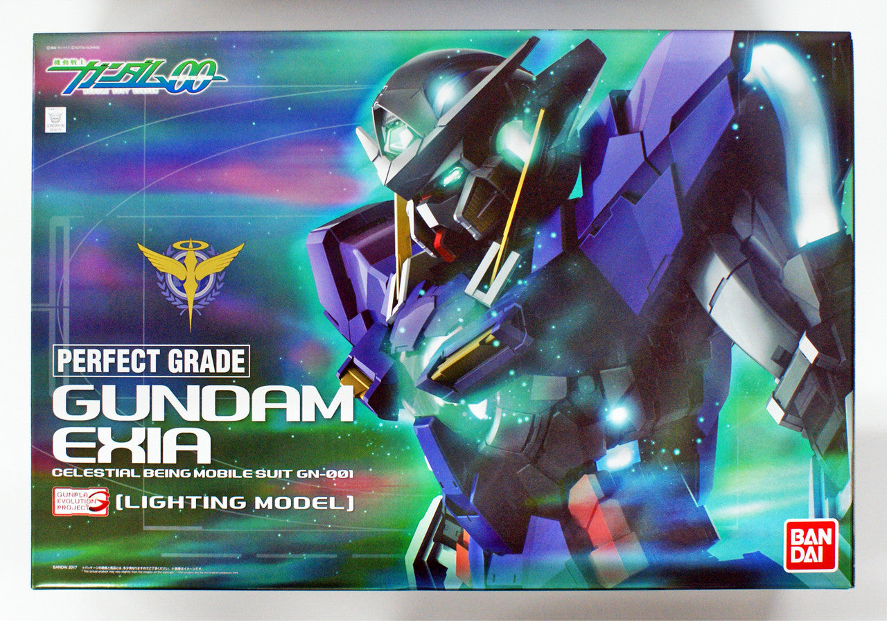  Bandai PG (Perfect Grade Gundam) 197737 Gundam Exia (Lighting Model) 1/60 Scale Kit