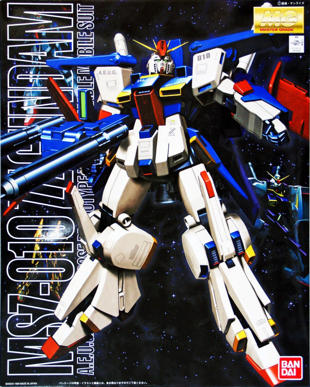  Bandai MG 716909 Gundam MSZ-010 ZZ Gundam 1/100 Scale Kit