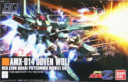  Bandai HGUC 173 Gundam AMX-014 DOVEN WOLF NEO ZEON QUASI PSYCOMMU MOBILE SUIT 1/144 Scale Kit