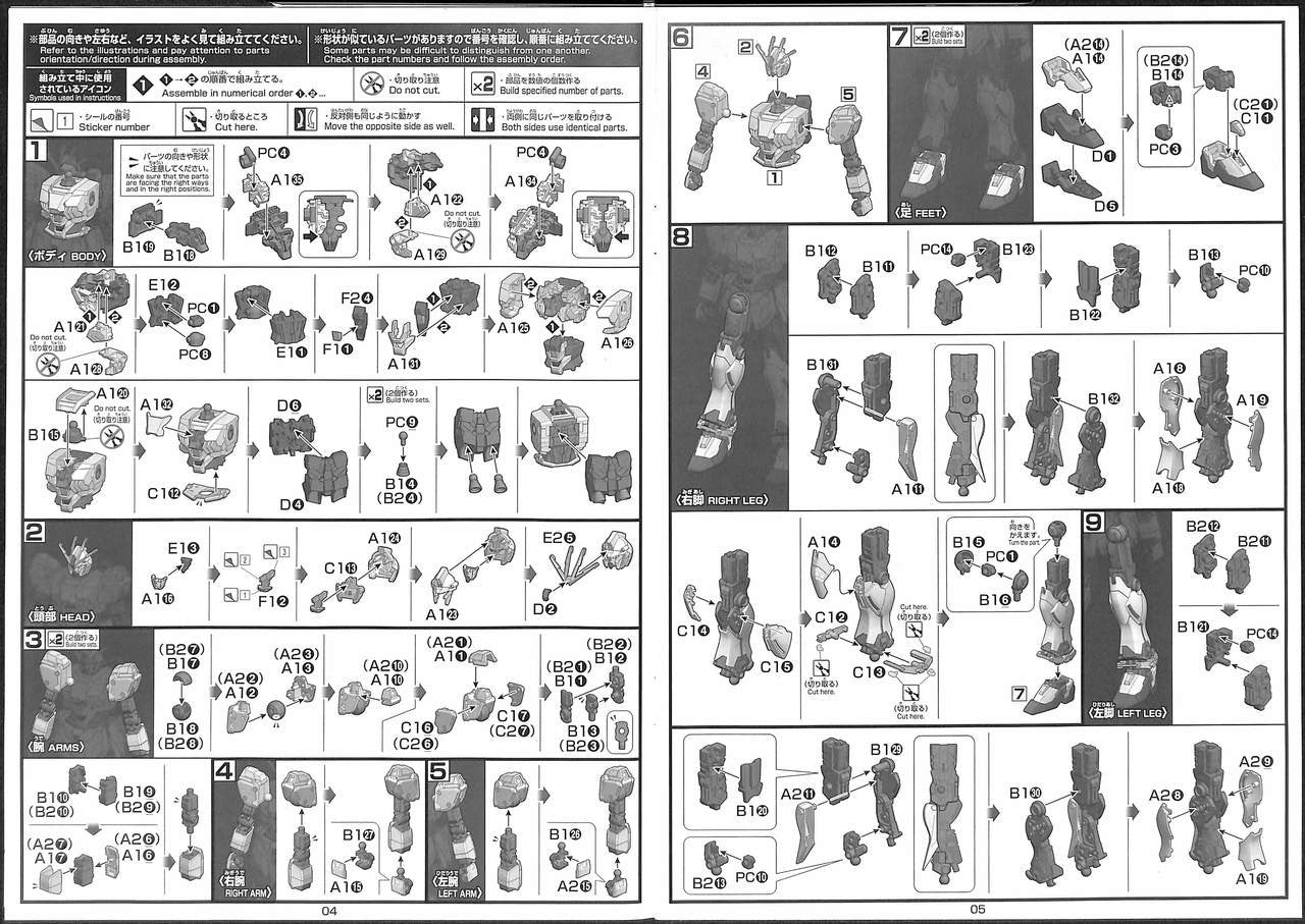 Bandai HGUC 218 RX-9/A Narrative Gundam A-Packs 1/144 Scale Kit