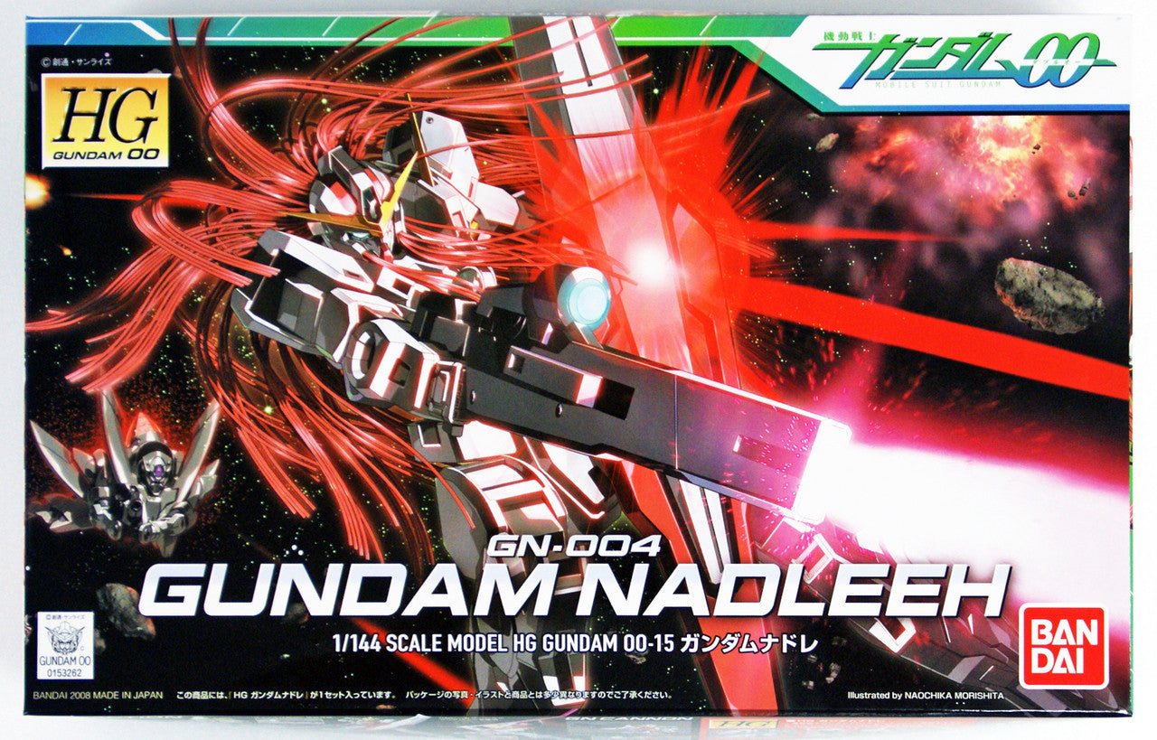  Bandai HG OO 15 Gundam NADLEEH GN-004 1/144 Scale Kit