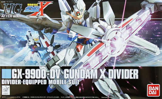  Bandai HGUC 118 Gundam GX-9900-DV Gundam X DIVIDER 1/144 Scale Kit