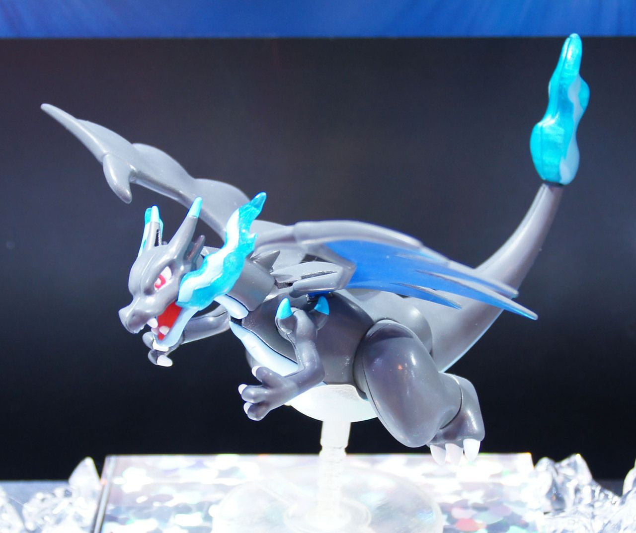  Bandai Pokemon Plamo 36 Mega Charizard X (Mega Lizardon X) (Plastic Model Kit)
