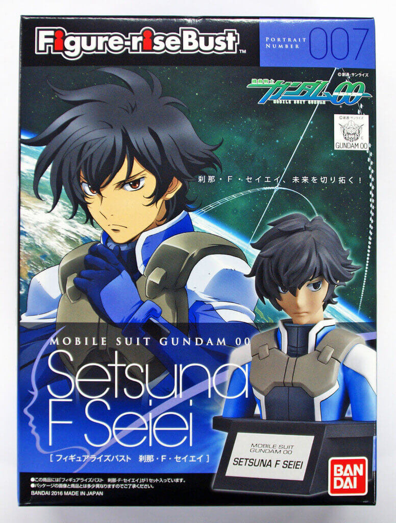 Bandai Figure-Rise Bust 007 Gundam OO SETSUNA F SEIEI 4549660094470