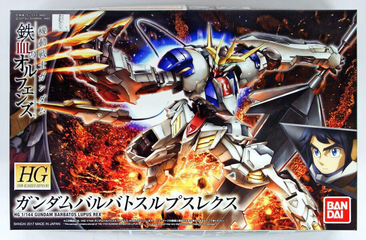  Bandai Iron-Blooded Orphans 033 Gundam BARBATOS LUPUS REX 1/144 Scale Kit