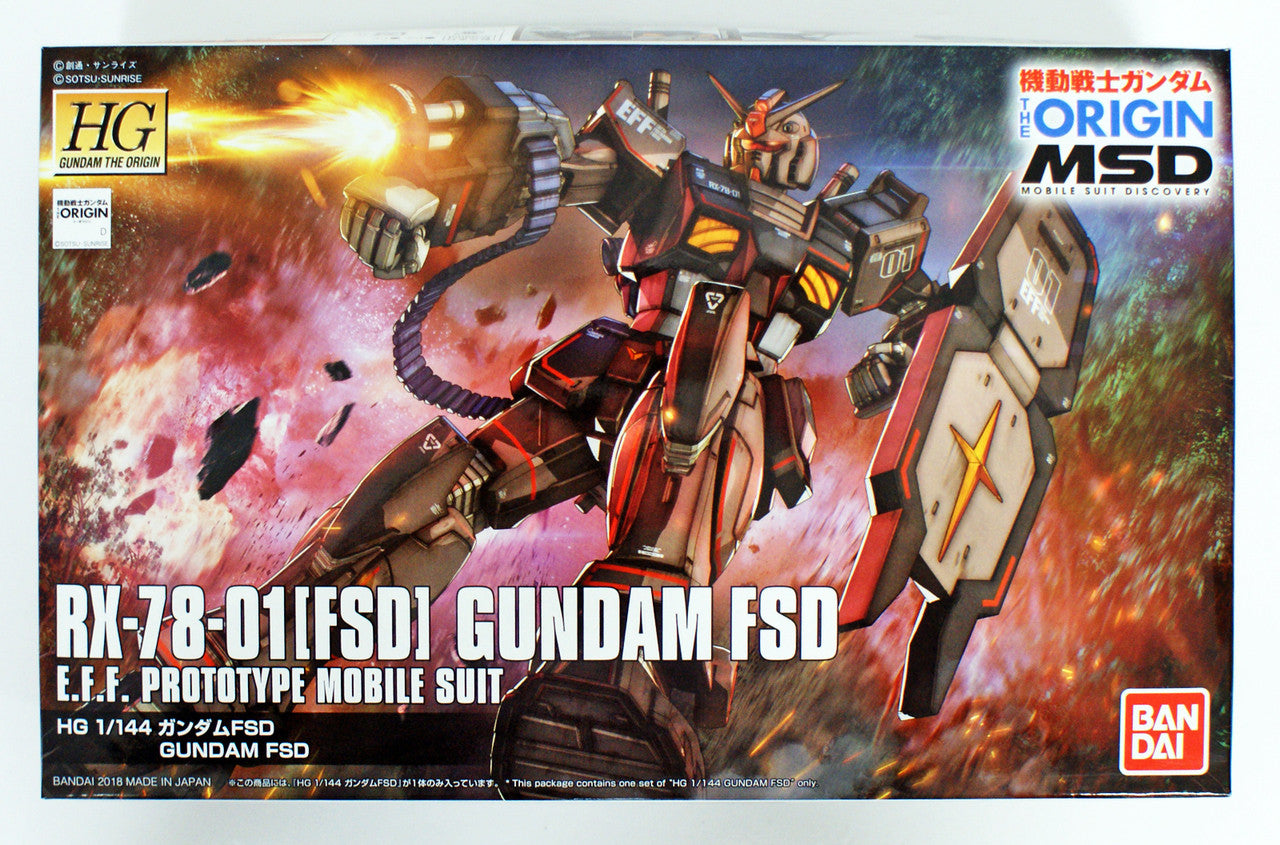  Bandai Gundam The Origin 021 Gundam FSD 1/144 Scale Kit