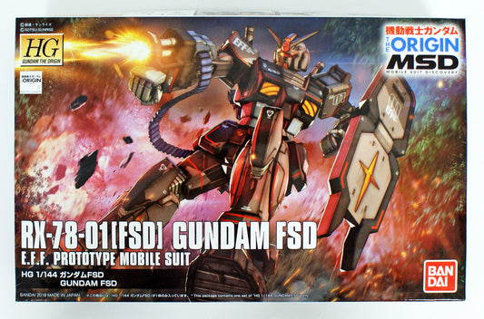  Bandai Gundam The Origin 021 Gundam FSD 1/144 Scale Kit