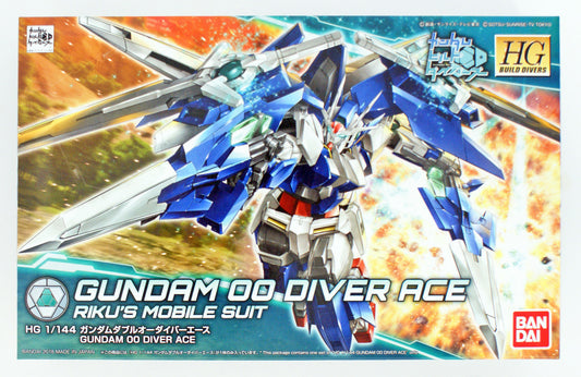  Bandai HG Gundam Build Divers 009 Gundam OO Diver Ace 1/144 Scale Kit