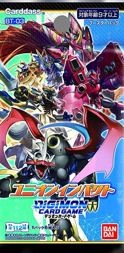 Bandai Digimon TCG Union Impact Booster Box [BT-03]