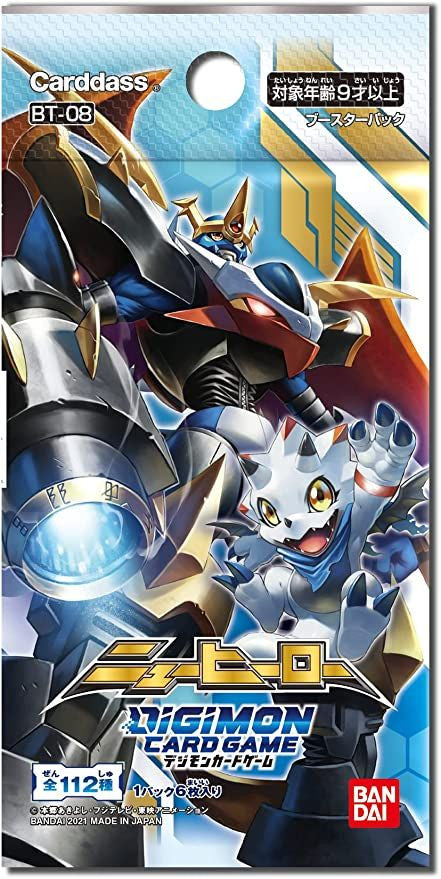 Bandai Digimon TCG New Hero Booster Box [BT-08]