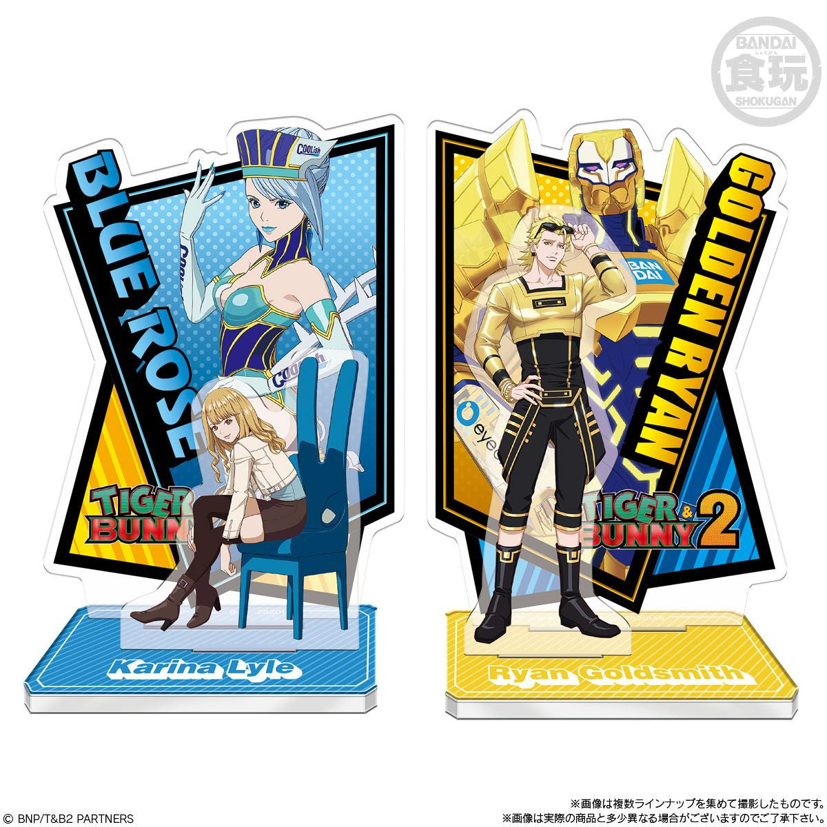  Bandai Candy Tiger & Bunny2 Acrylic Stand 12Pcs Box (Candy Toy)