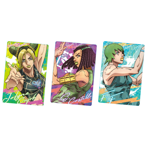  Bandai Candy JoJo's Bizarre Adventure Stone Ocean Metallic Card Collection Vol.3 20pcs Box