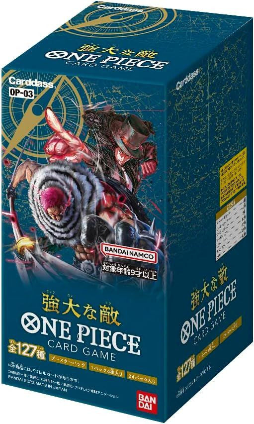  Bandai ONE PIECE Card Game Booster Pack Pillars Of Strength OP-03 Booster Box
