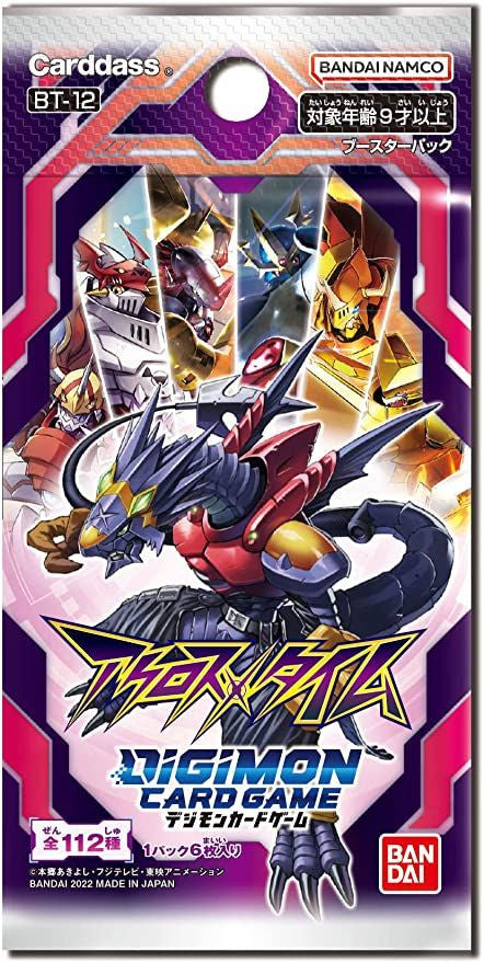 Bandai Digimon TCG Across Time Booster Box [BT-12]