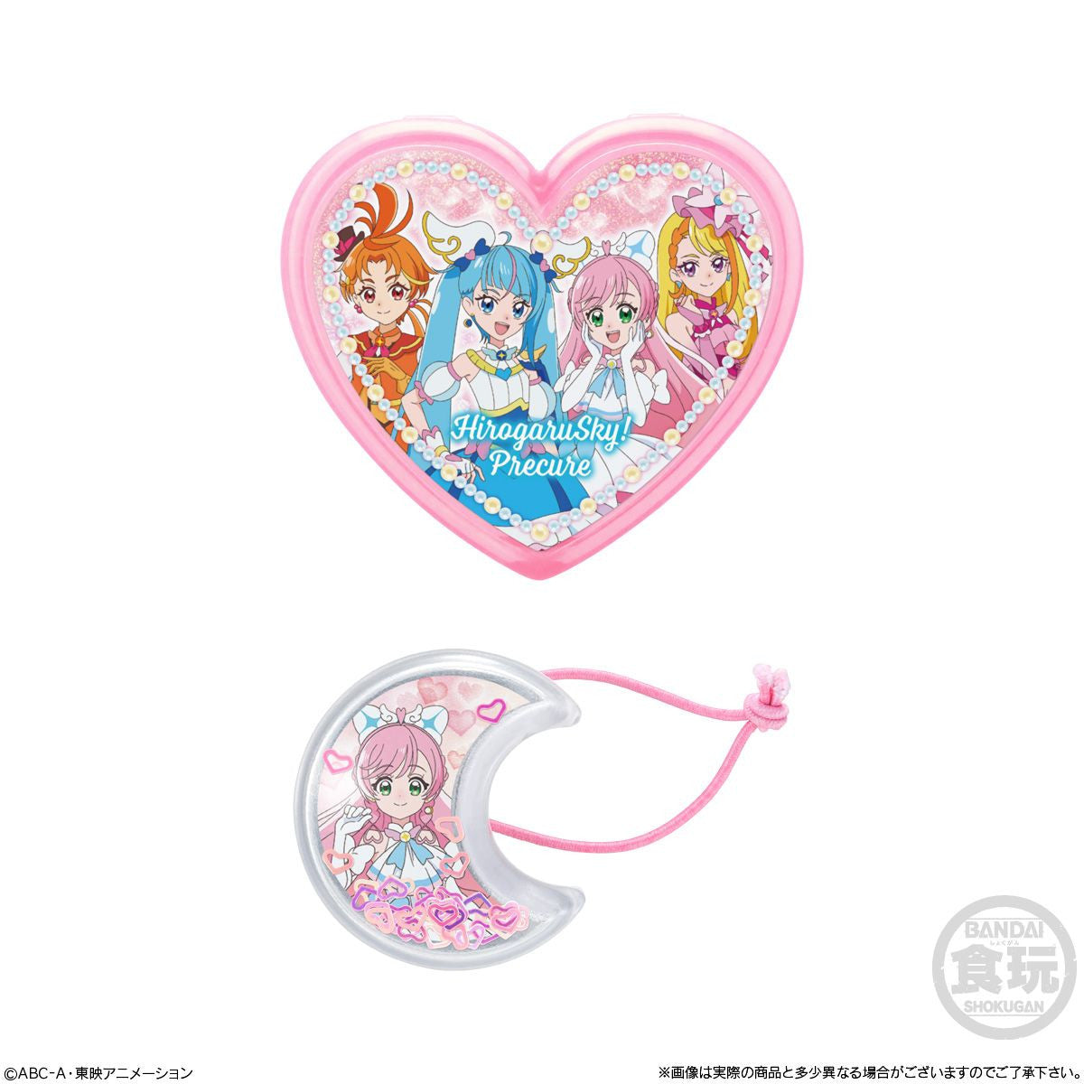  Bandai Candy Soaring Sky! Pretty Cure Hair Accessories Collection 10Pcs Box