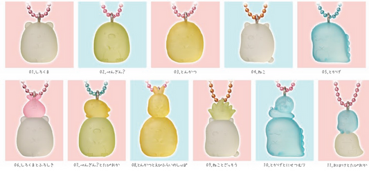  Bandai Candy Sumikko Gurashi Gummy-shaped Keychain Collection 12pcs Box