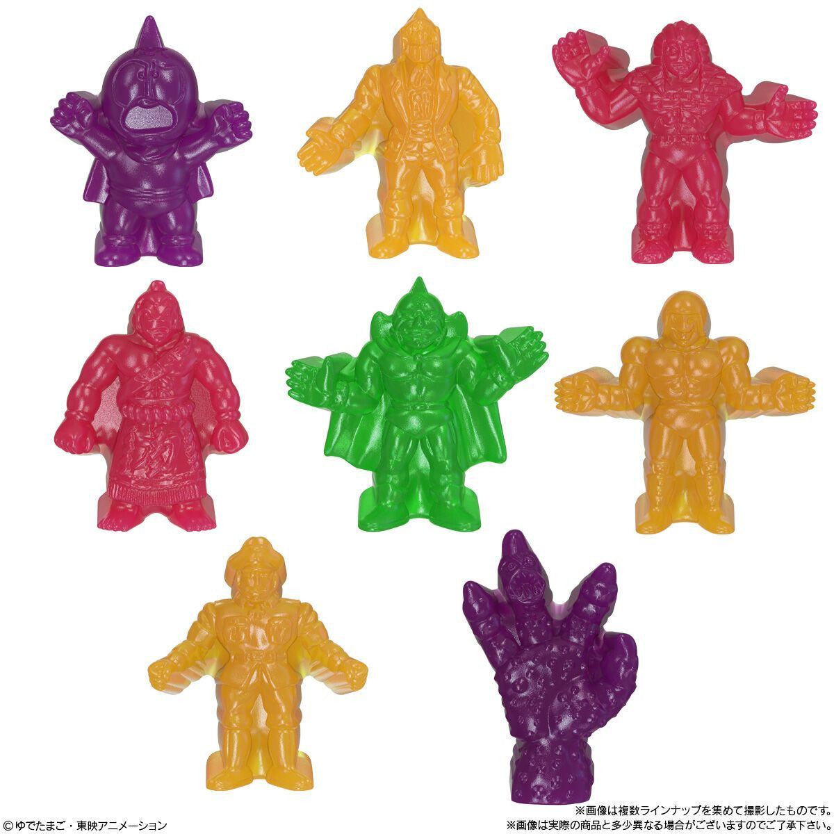  Bandai Candy Kinnikuman Gummy Round 2 10Pcs Box (Ultimate Muscle)