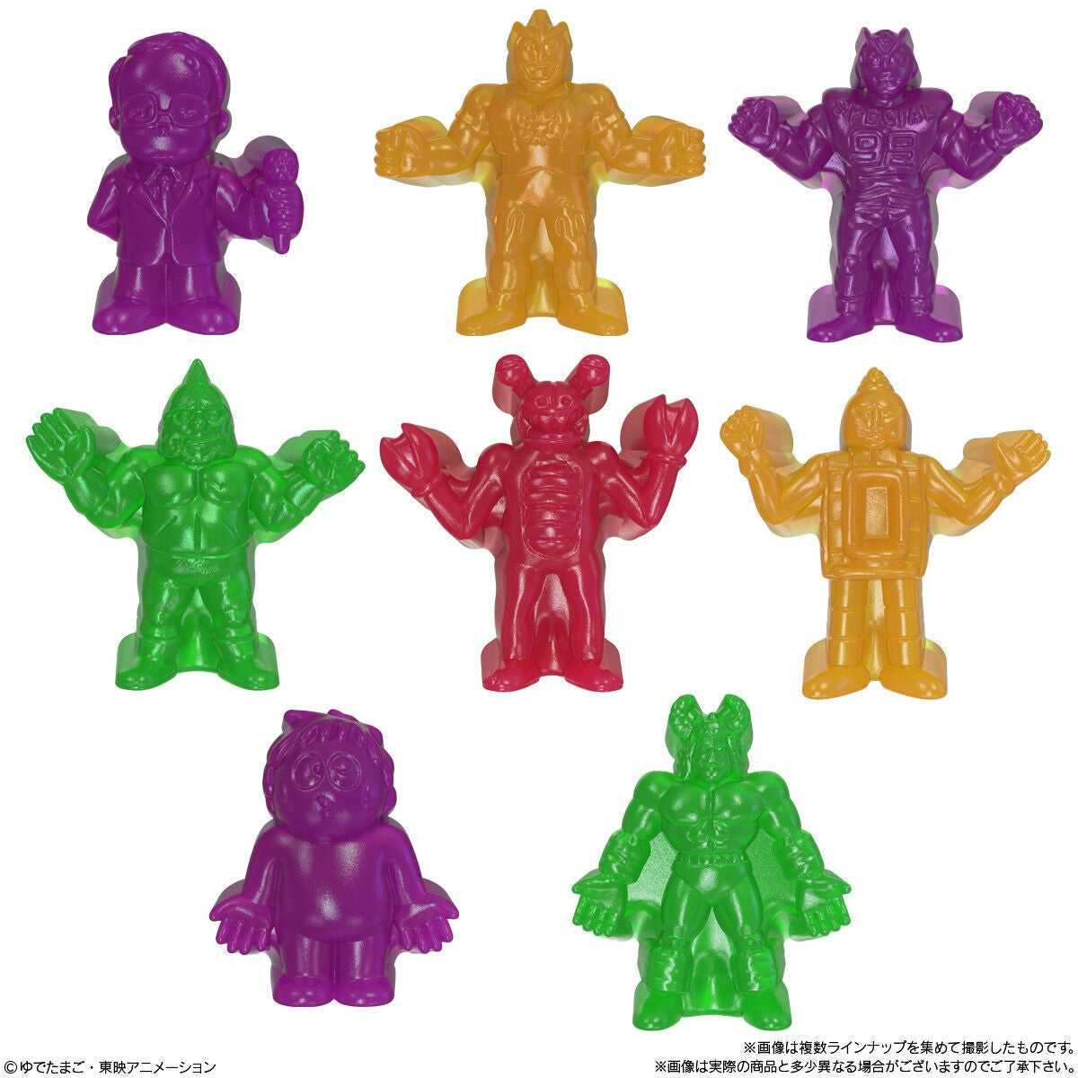  Bandai Candy Kinnikuman Gummy Round 2 10Pcs Box (Ultimate Muscle)