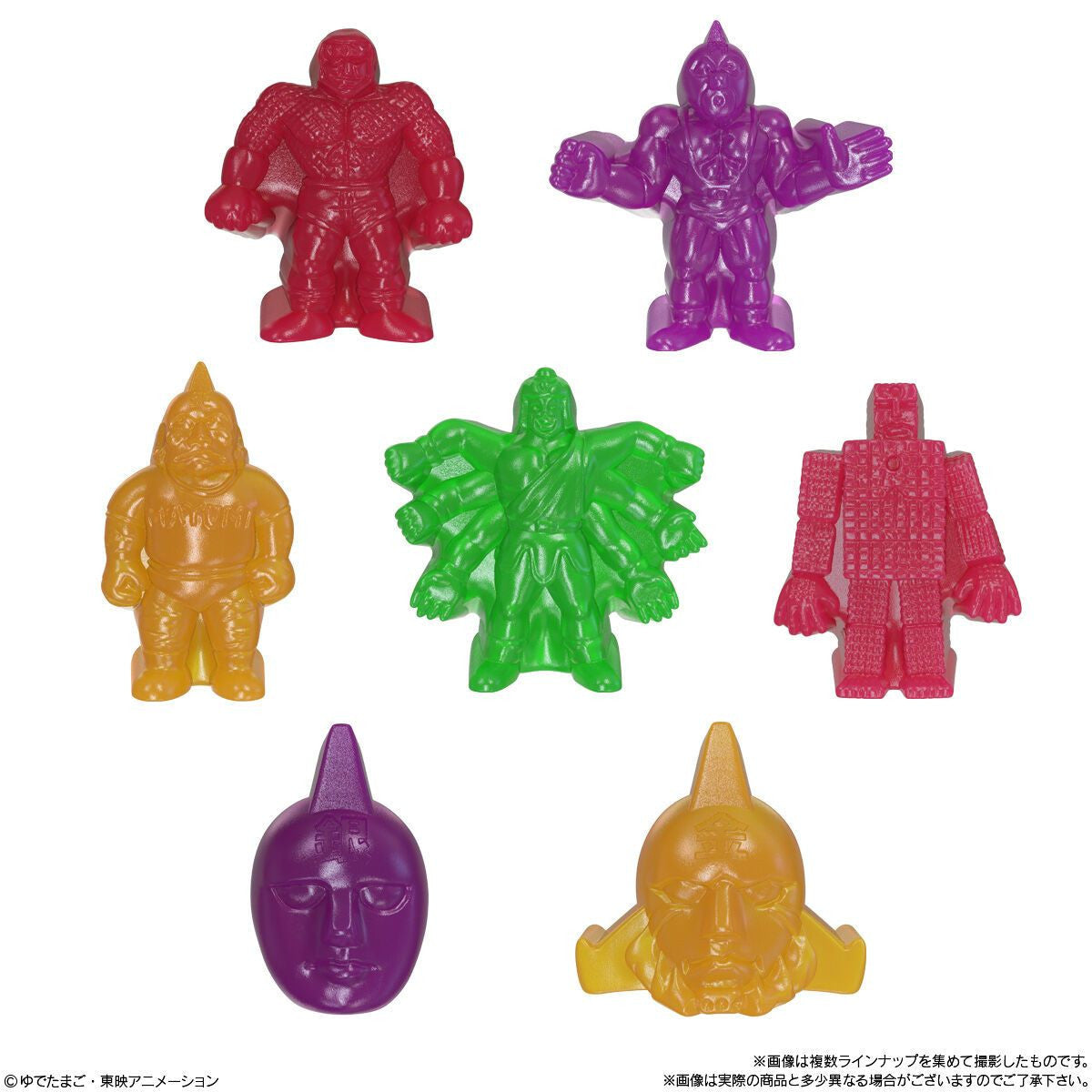  Bandai Candy Kinnikuman Gummy Round 2 10Pcs Box (Ultimate Muscle)