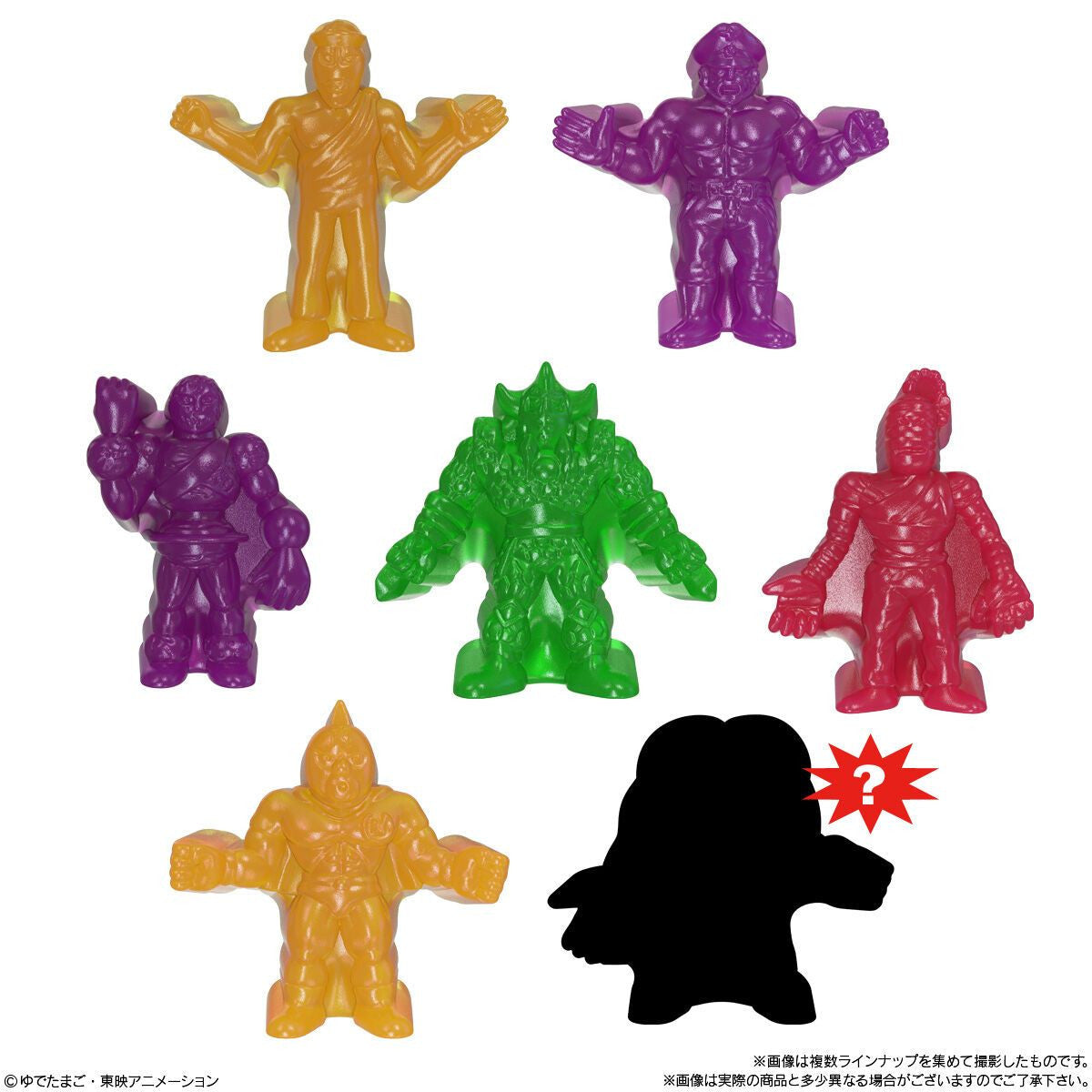  Bandai Candy Kinnikuman Gummy Round 2 10Pcs Box (Ultimate Muscle)