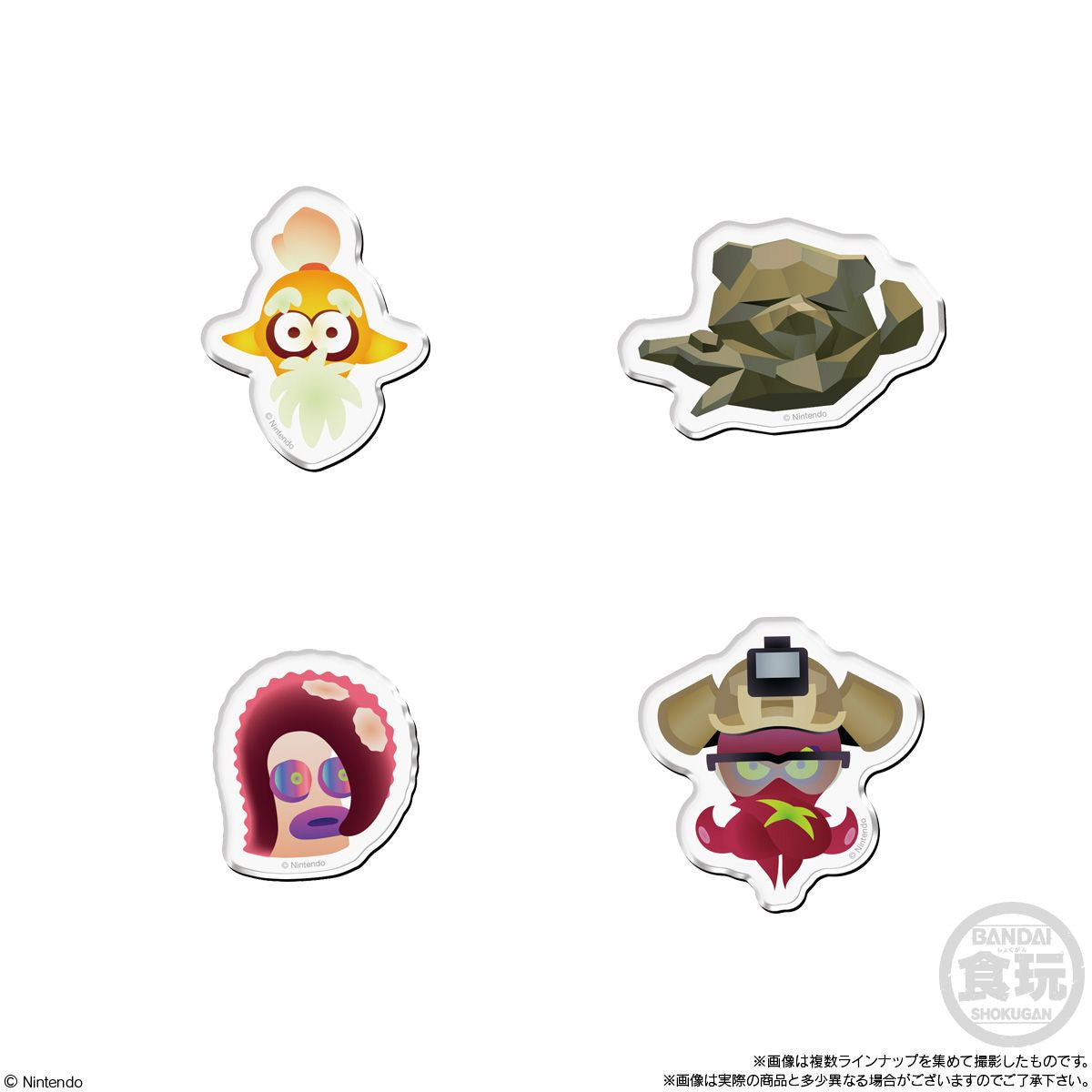  Bandai Candy Splatoon 3 Character Magnets Collection Vol.2 14pcs Box
