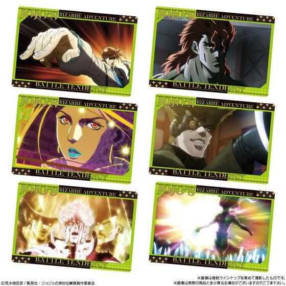  Bandai Candy Jojo's Bizarre Adventure: Phantom Blood & Battle Tendency Metallic Card Collection 20pcs Box