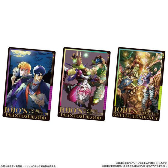  Bandai Candy Jojo's Bizarre Adventure: Phantom Blood & Battle Tendency Metallic Card Collection 20pcs Box