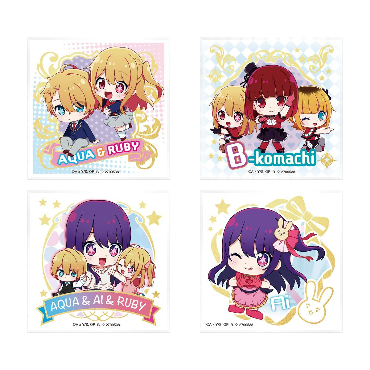  Bandai Candy Oshi No Ko Chibi CharAcril Display Collection 10pcs Box