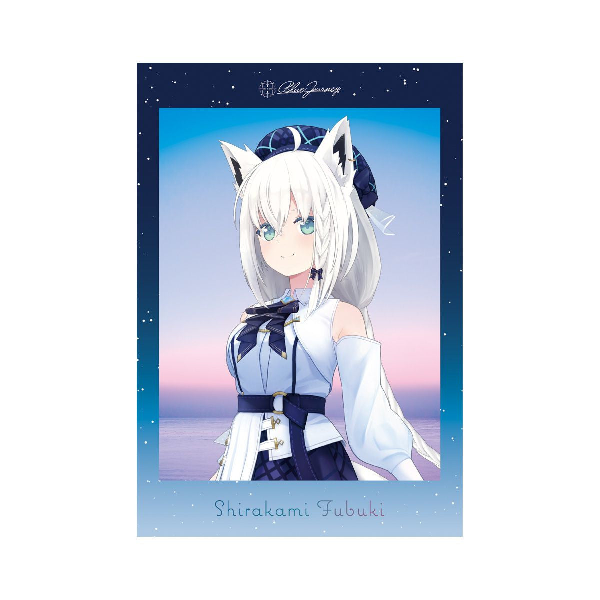  Bandai Candy Hololive Blue Journey - Yoake No Uta - Sticker Collection 10pcs Box