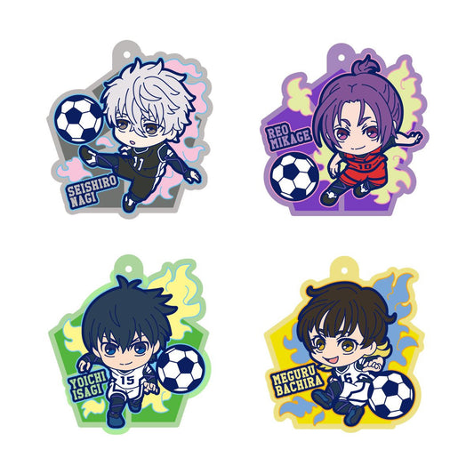  Bandai Candy Blue Lock Pop Rubber Mascot Collection 10Pcs Box