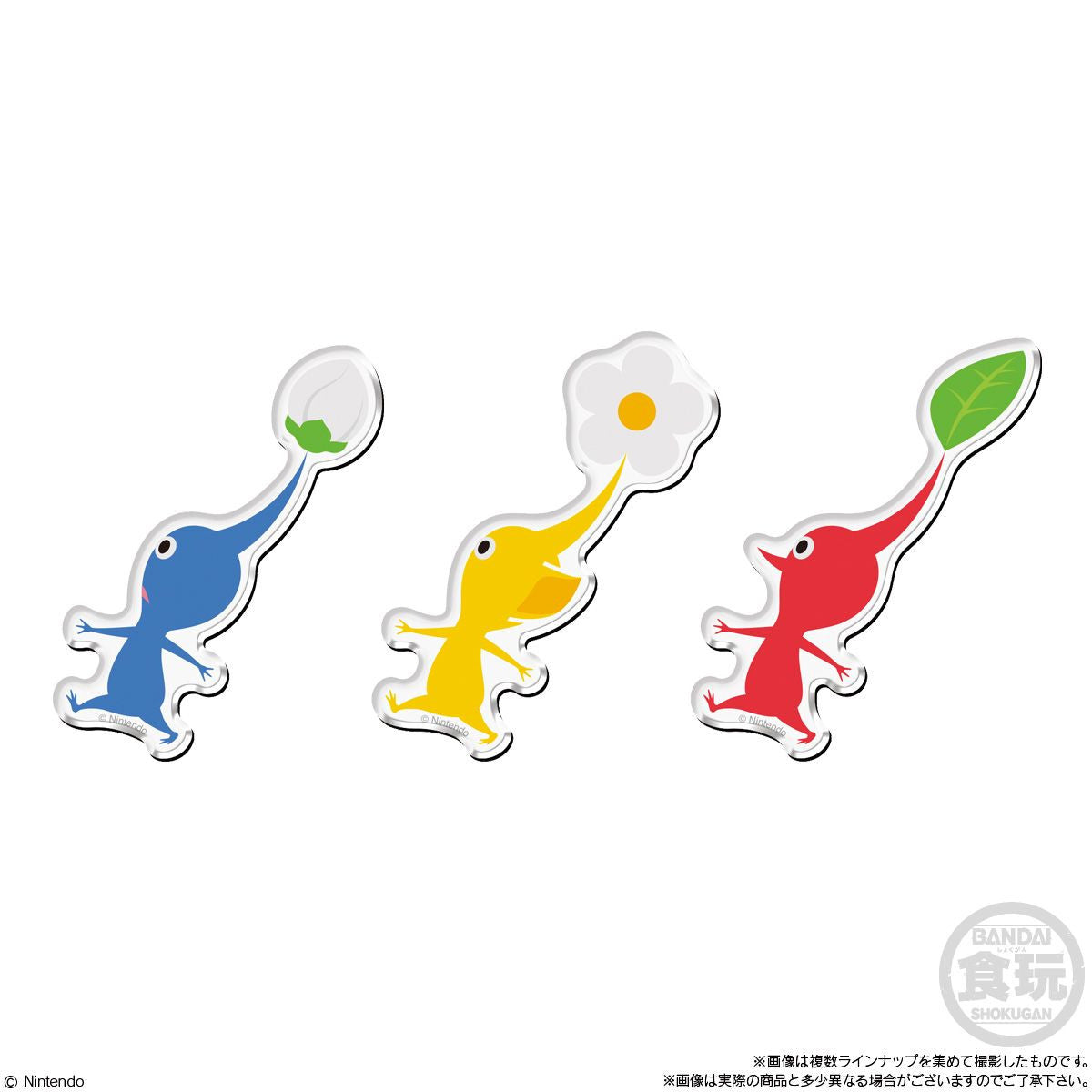  Bandai Candy Pikmin Magnet Collection 14pcs Box