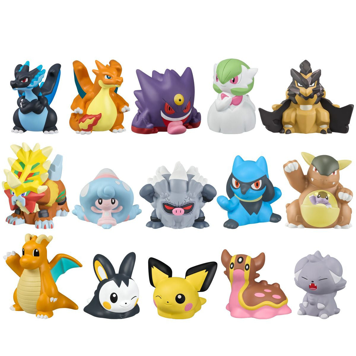  Bandai Candy Pokemon Kids Mega Charizard X & Mega Charizard Y Edition 24pcs Box