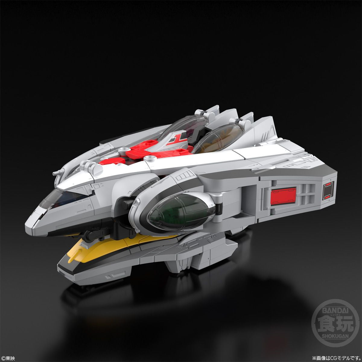  Bandai Candy SMP [SHOKUGAN MODELING PROJECT] 3D Formation Time Robo Plastic Model (Mirai Sentai Timeranger)