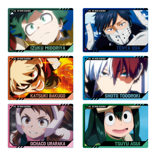  Bandai Candy TV Anime My Hero Academia Wafers 4 BOX (20pcs)