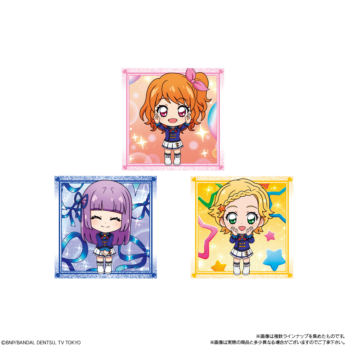  Bandai Candy Niformation Aikatsu! Sticker Wafers BOX (20pcs)