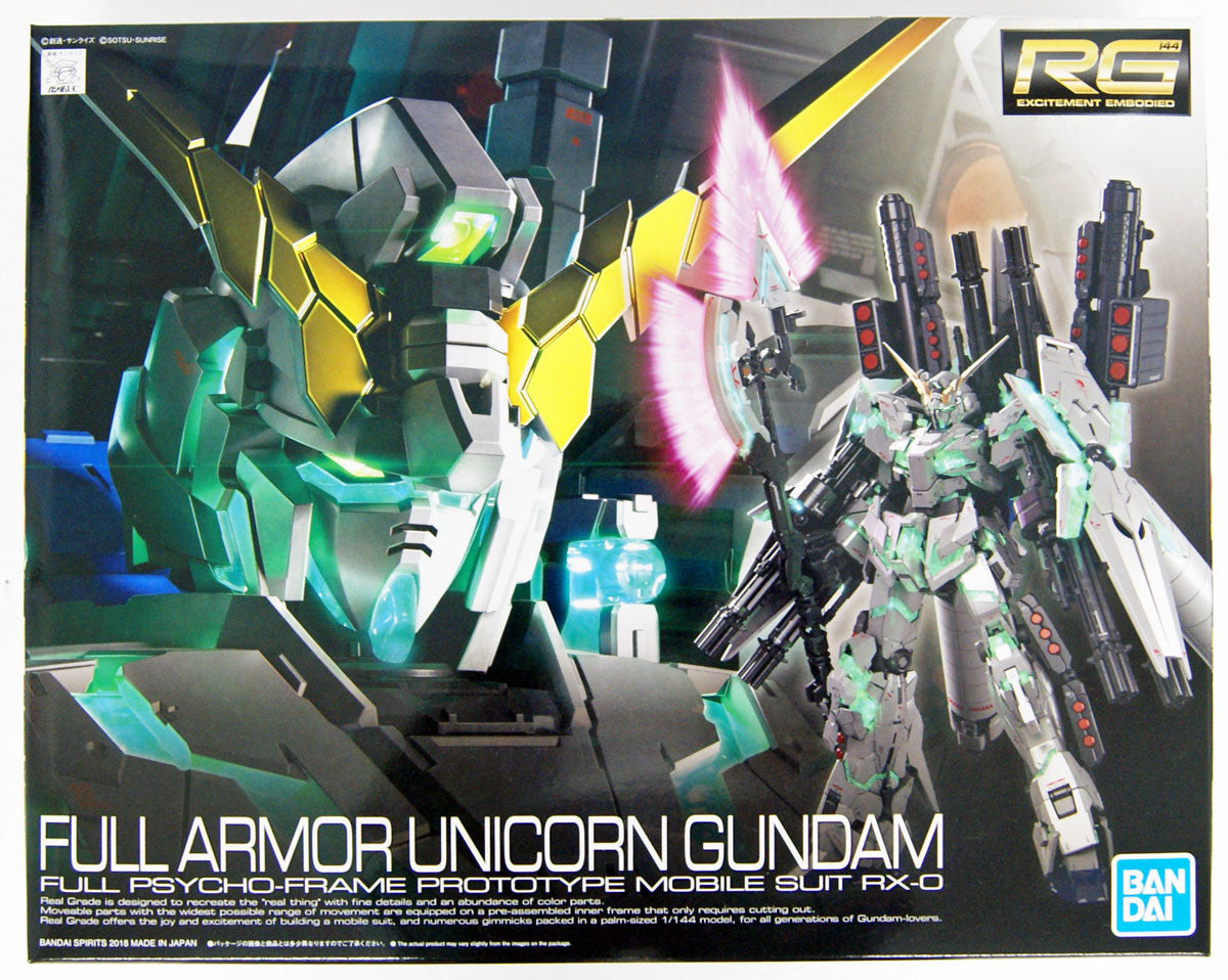  Bandai RG-30 Full Armor Unicorn Gundam 1/144 Scale Kit
