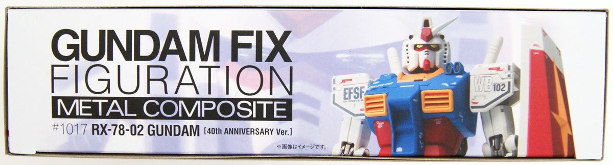  Bandai Gundam Fix Figuration Metal Composite RX-78-02 Figure (40th Anniversary Ver.)