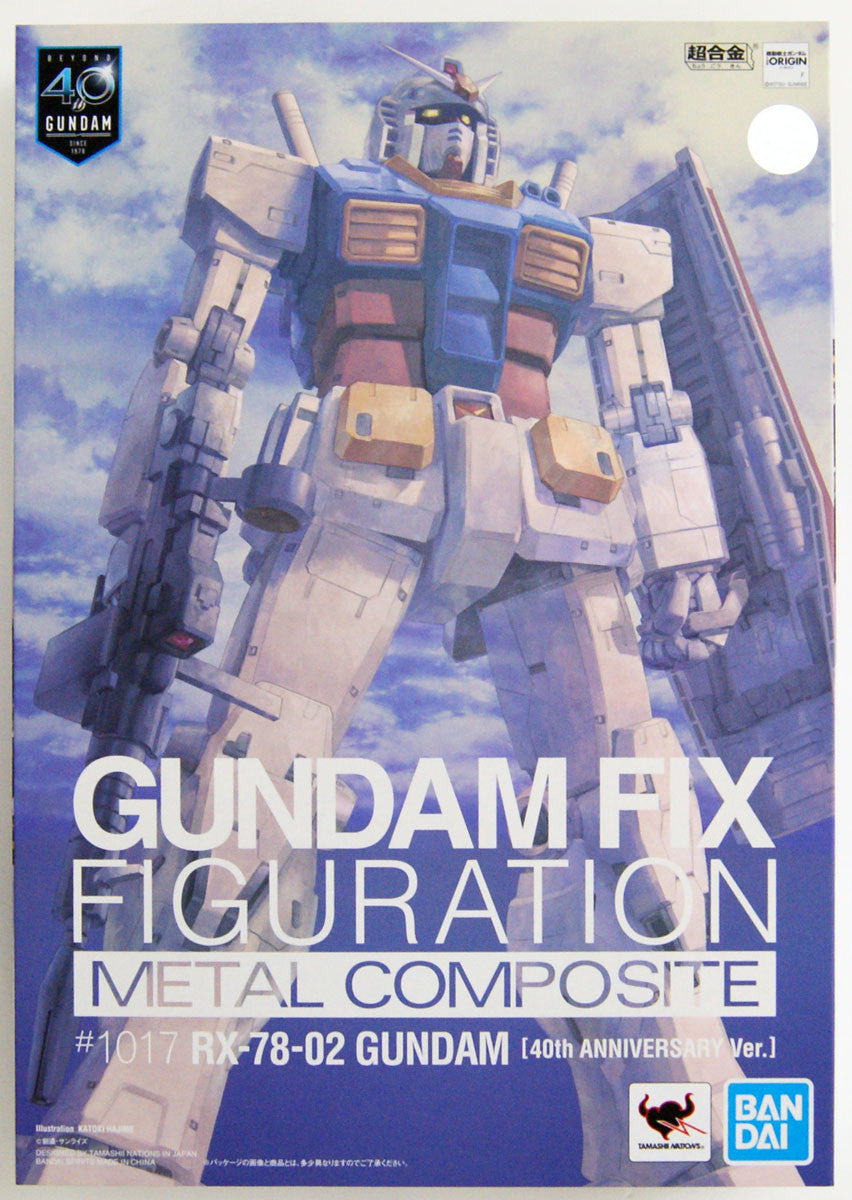  Bandai Gundam Fix Figuration Metal Composite RX-78-02 Figure (40th Anniversary Ver.)