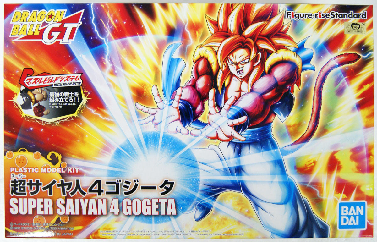  Bandai Figure-Rise Dragon Ball Super Saiyan 4 Gogeta Plastic Model Kit